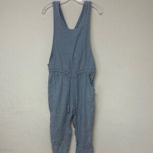 Not perfect Linen Women's Gray Jumpsuit size XS